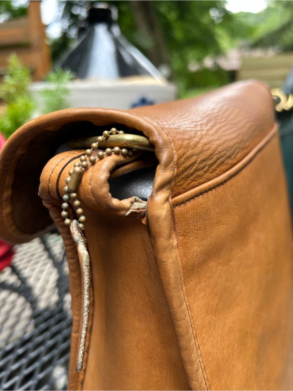 Coach Vintage NYC Courier Shoulder Bag in Saddle - Picture 9 of 16